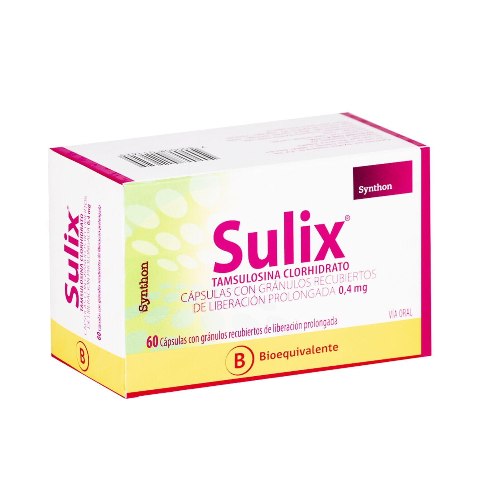 Sulix 0.4 mg x 60 cápsulas "Ley Cenabast" SYNTHON